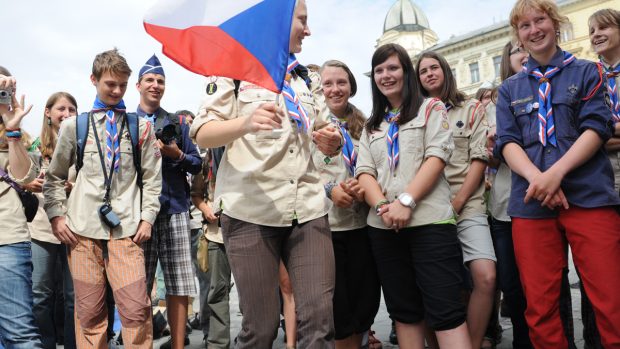 Odjezd 150 skautů a skautek na celosvětové jamboree ve Švédsku