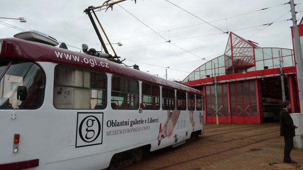Galerijní tramvaj Liberecké oblastní galerie