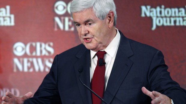 Republikánský kandidát na prezidenta Newt Gingrich
