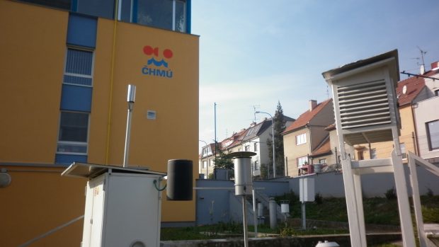 Měřící přístroje ČHMÚ v Brně