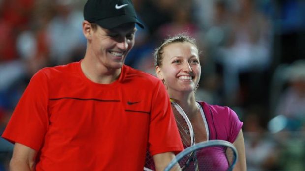 Tomáš Berdych a Petra Kvitová na Hopman Cupu