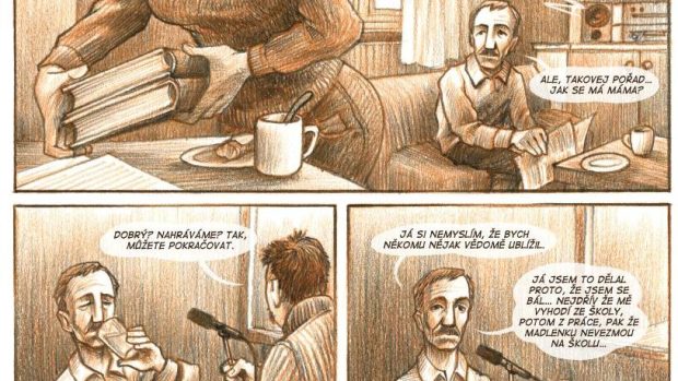Berounského příběh v komiksu z knihy Ještě jsme ve válce