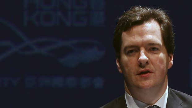 Britský ministr financí George Osborne