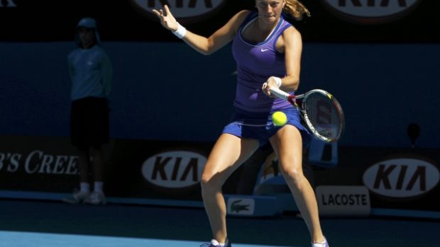Petra Kvitová bojuje v semifinále Australian Open proti Rusce Šarapovové