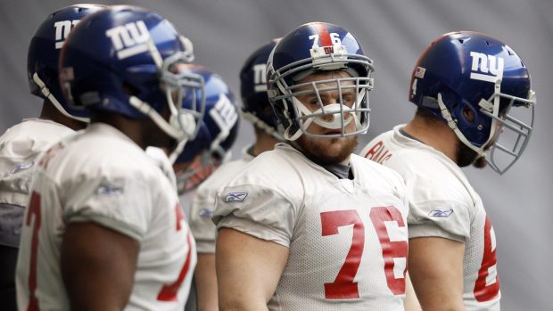 Newyorští Giants trénují na finále ligy amerického fotbalu