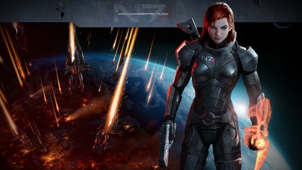 Počítačová hra Mass Effect 3 - velitelka Shepardová
