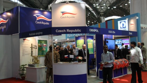 Česká expozice na veletrhu DEFEXPO 2012