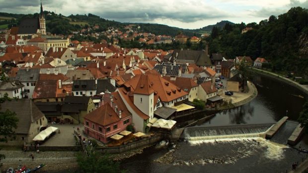 Český Krumlov (pohled ze zámku)