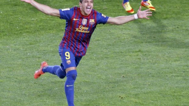 Alexis Sánchez slaví gól do sítě do Realu - to byl tentokrát jediný barcelonský důvod k radosti