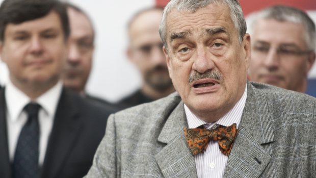 TK TOP 09, která představila své kandidáty na hejtmany pro krajské volby 2012, Karel Schwarzenberg