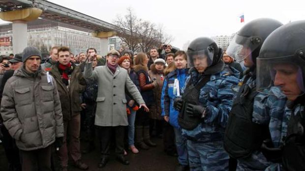 Protest proti dokumentu televize NTV