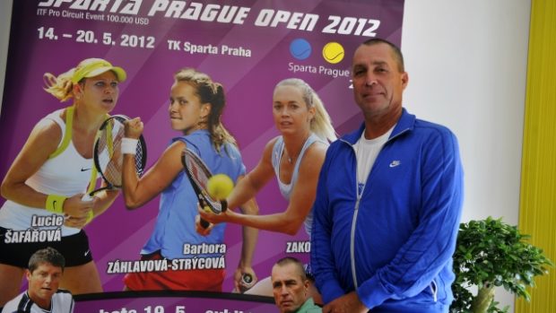 Ivan Lendl před sobotní exhibicí s Jiřím Novákem v pražské Stromovce