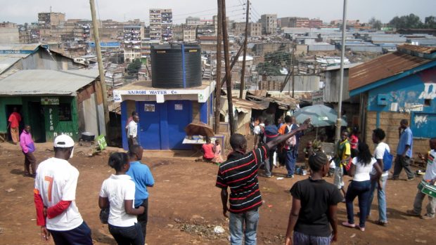 Keňský slum Mathare