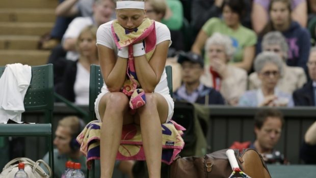 Petra Kvitová se s Wimbledonem rozloučila ve čtvrtfinále