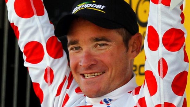 Thomas Voeckler se po 10. etapě oblékl do puntíkatého dresu pro nejlepšího vrchaře