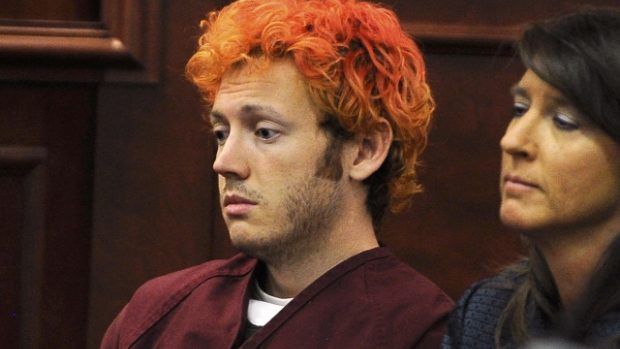 James Holmes s obhájkyní Tamarou Bradyovou první den u soudu v Denveru