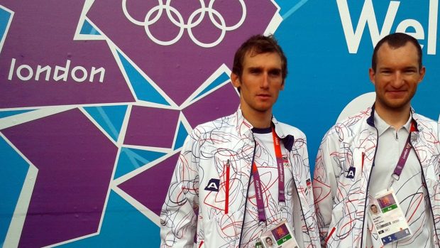 Roman Kreuziger a Jan Bárta na OH v Londýně