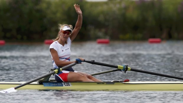Miroslava Knapková se raduje z vítězství v olympijském semifinále