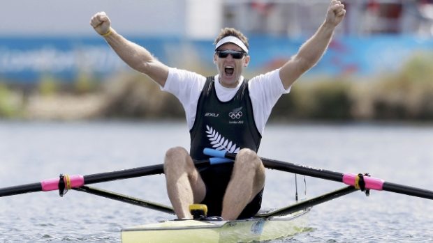 Novozélanďan Mahe Drysdale je veslující legendou skifu