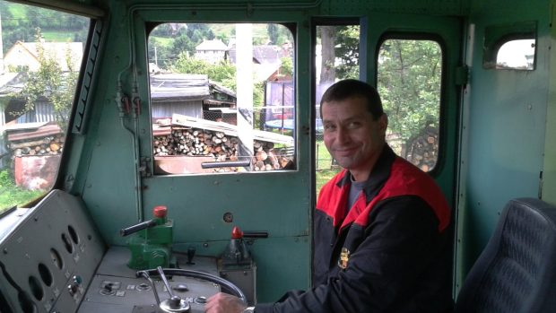 Strojvedoucí Miroslav Vašků musel vzít v historické jízdě za vděk jen dieselovou lokomotivou