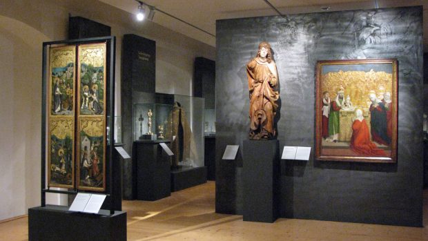 Archanděl Michael Mistra Pavla z Levoči v expozici Europa Jagellonica