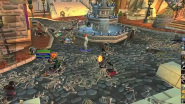 Po hackerském masakru byly ulice města Stormwind plné mrtvých avatarů