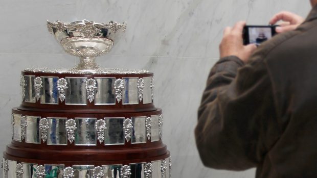 Davis Cup v atriu České rozhlasu