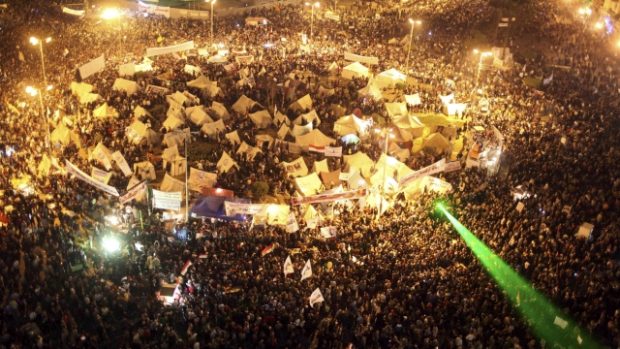 Egypt: Protesty proti prezidentovi Mursímu na náměstí Tahrír