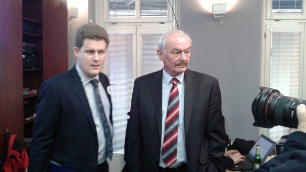 Ve volební štábu Přemysla Sobotky