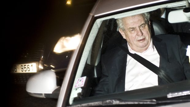 Nově zvolený prezident Miloš Zeman (SPOZ) se vrátil z Vysočiny