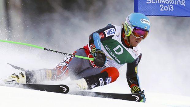 Ted Ligety má z MS už tři zlaté medaile, tu poslední z obřího slalomu