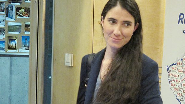 Yoani Sánchez na návštěvě Českého rozhlasu