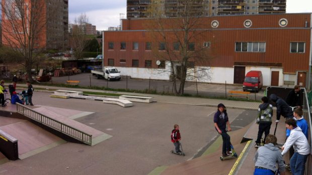 Skatepark na Černém Mostě