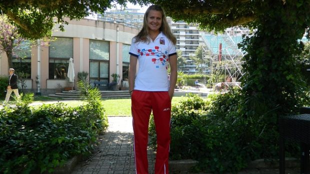 Lucie Šafářová při siestě v Palermu