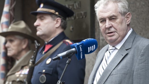 Uctění památky padlých v bojích o Český rozhlas, Miloš Zeman