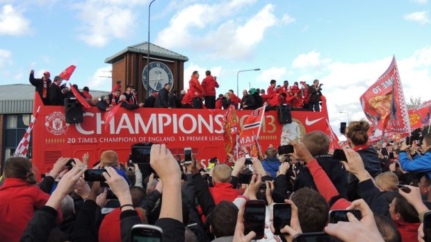 Oslavy titulu Manchester United