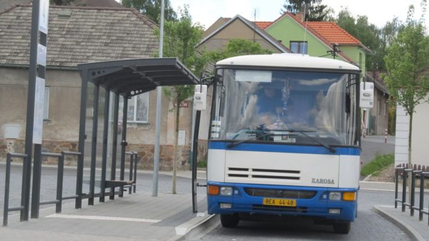 Nástupiště autobusové nádraží v Hořovicích