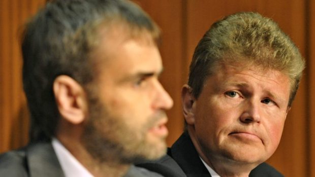 Ředitel ÚOOZ Robert Šlachta a olomoucký vrchní státní zástupce Ivo Ištvan