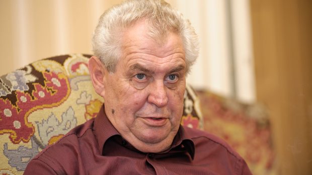 Prezident republiky Miloš Zeman v Hovorech z Lán