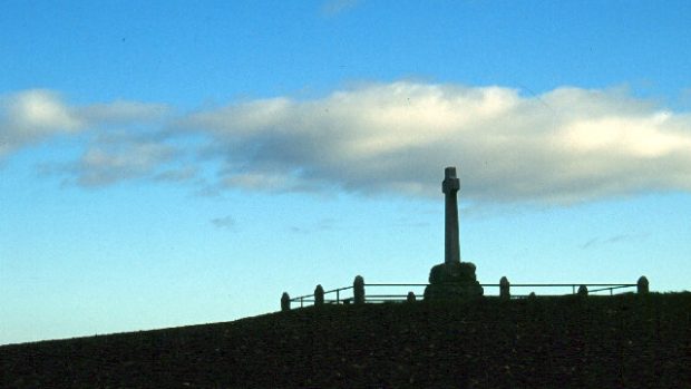 Památník na kopci Flodden