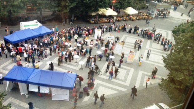Cílem akce Hostina pro tisíc bylo upozornit na plýtvání potravinami