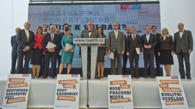 Strana TOP 09 představila program a zahájila kampaň pro volby do poslanecké sněmovny.