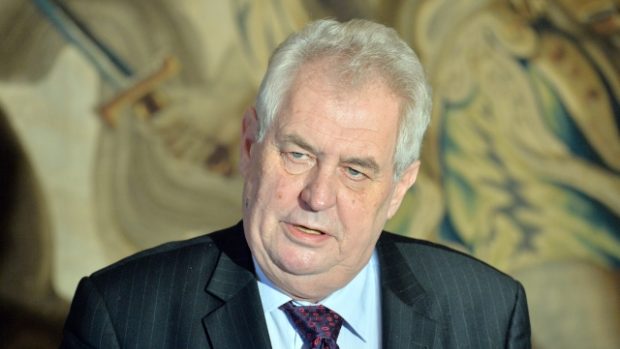 Prezident republiky Miloš Zeman