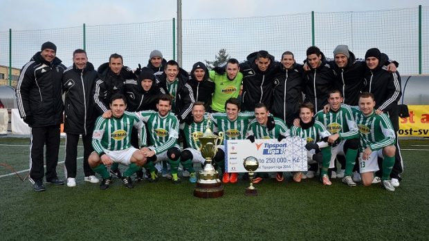 Bohemians Praha 1905 slaví vítězství v Tipsport lize