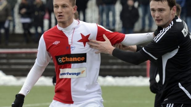 Tomáš Necid vstřelil svůj první gól po návratu do Slavie