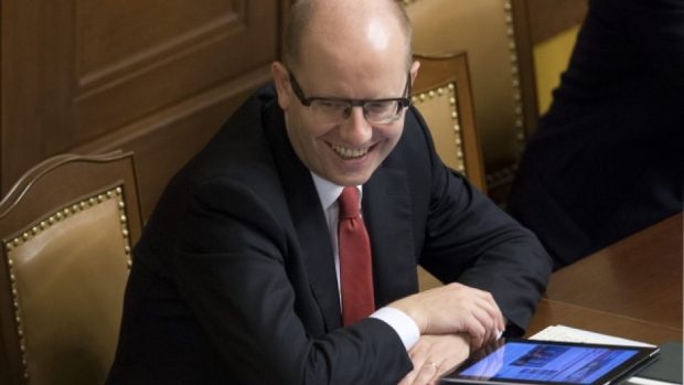 Premiér Bohuslav Sobotka