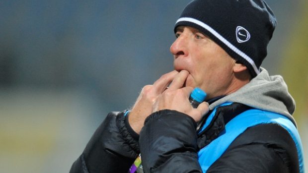 Trenér Karel Jarolím poprvé vedl v lize Mladou Boleslav