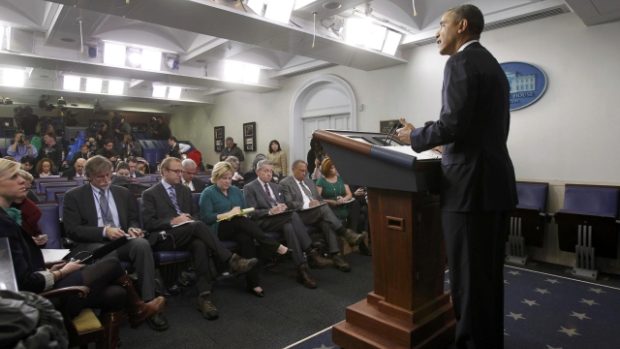 Americký prezident Obama po vyhlášení sankcí pohrozil Rusku dalšími opatřeními