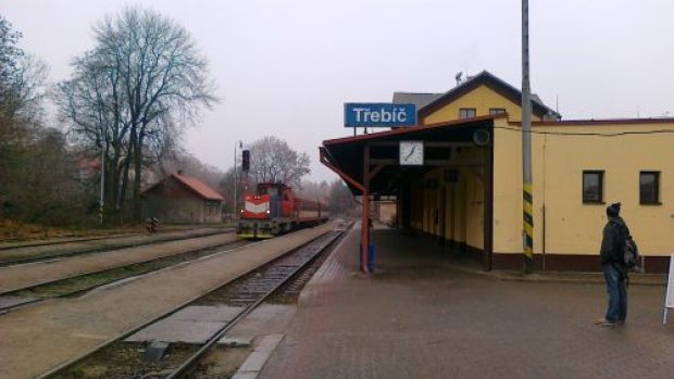 Vlakové nádraží v Třebíči