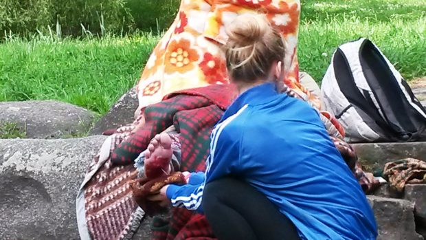 Mladí zdravotníci museli v terénu prokázat teoretické znalosti poskytování první pomoci